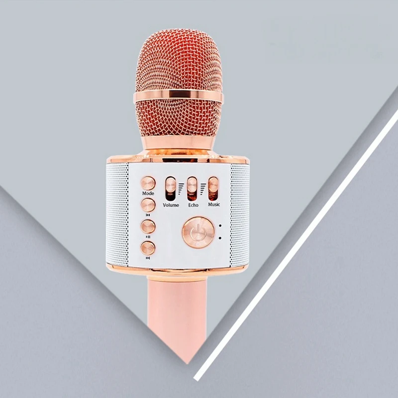 BESTWireless Bluetooth караоке микрофон для детей ручной караоке микрофон динамик Портативный Рождественский подарок на день рождения семья P
