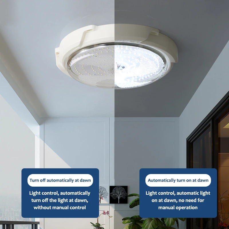 100/60W udendørs solcelleloftslampe Vandtæt aluminiumslegeringspanel Solenergilampe med liniekorridorlys til haveindretning_voghion.com