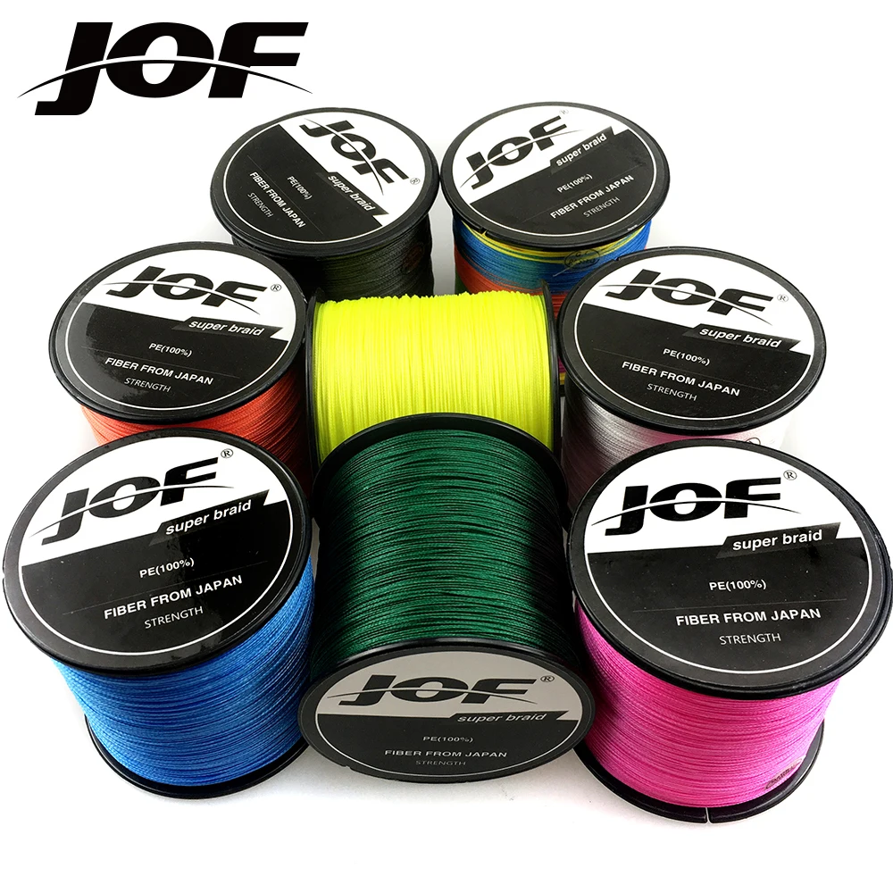 JOF 0.8#-12.0# 8 Strands Fishing Line 500M 300M 100M PE Braided Multifilament 18-119lb 0.14-0.70mm JOF 0.8#-12.0# 8 Strands Fishing Line 500M 300M 100M PE Braided Multifilament 18-119lb 0.14-0.70mm