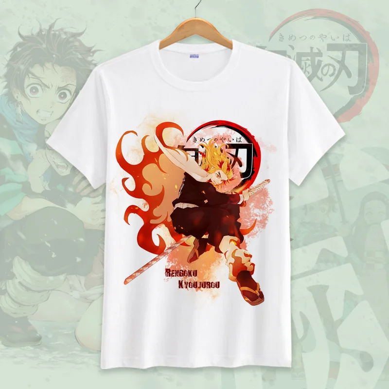 Kawaii Anime Demon Slayer T Shirt Women Men Kamado Kimetsu No Yaiba Graphic Tees Tanjirou Unisex Tops Funny Tshirt Male custom t shirts Tees