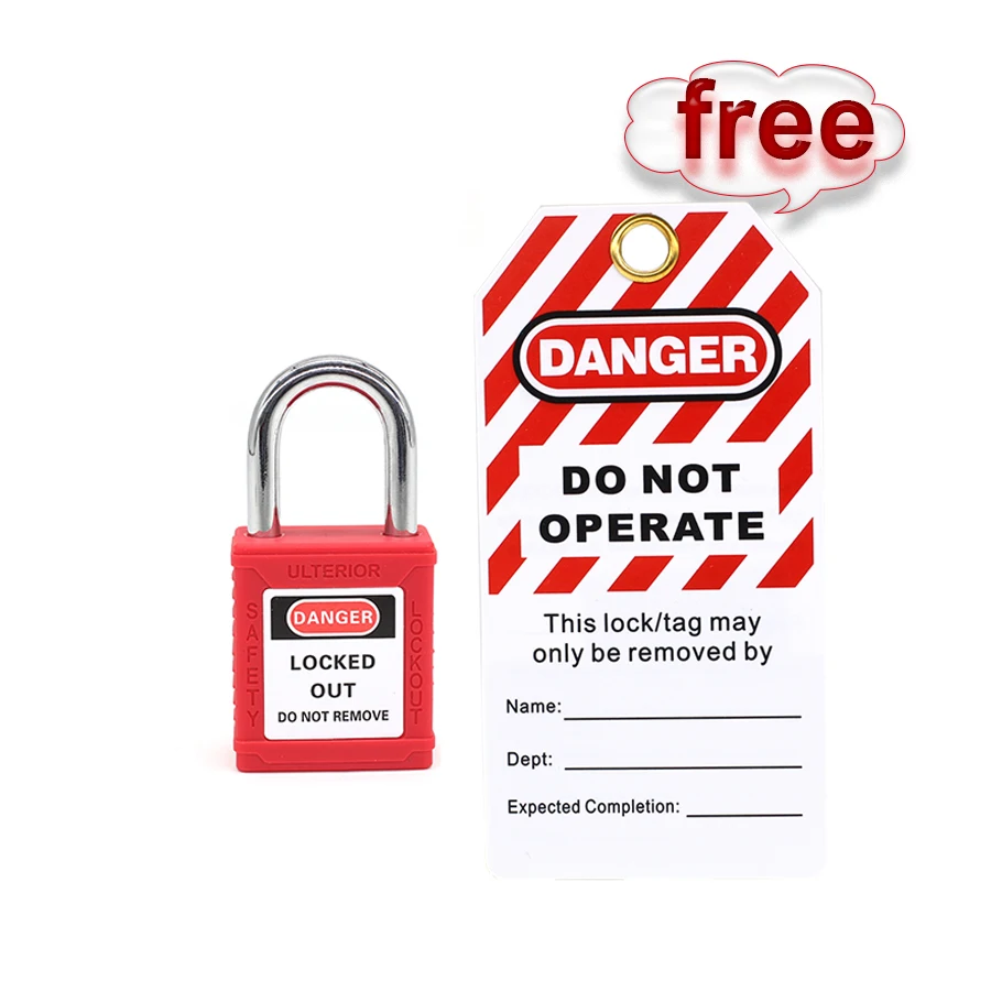 Altre Serrature Lucchetto Di Sicurezza Lucchetto Di Ingegneria Lucchetto Di Sicurezza A Grillo In Acciaio Da 25Mm Con La Stessa Chiave Lolo Tagout Fab