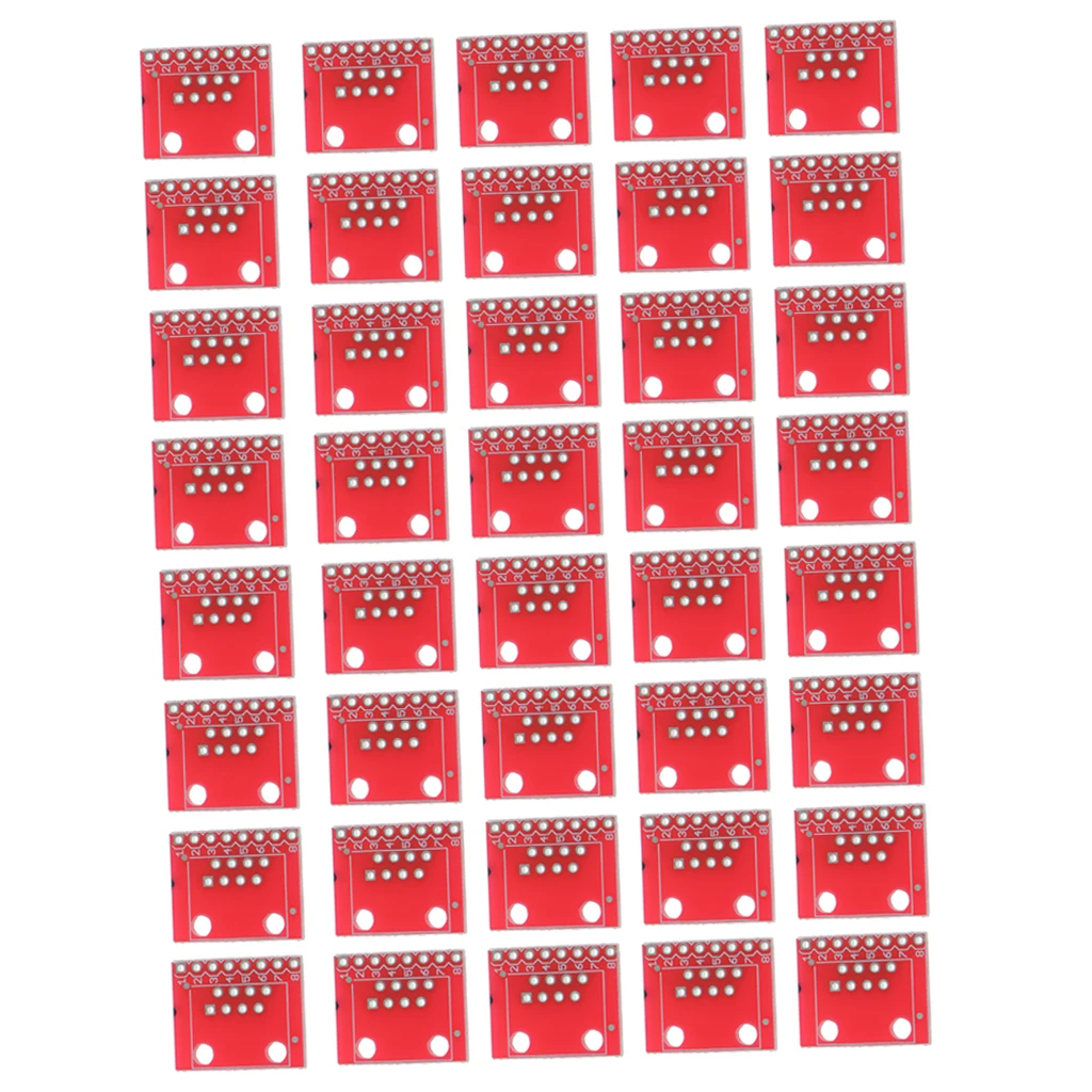 40x Small PCB RJ45 8P8C to Screwless Terminal Connector and Breakout Board