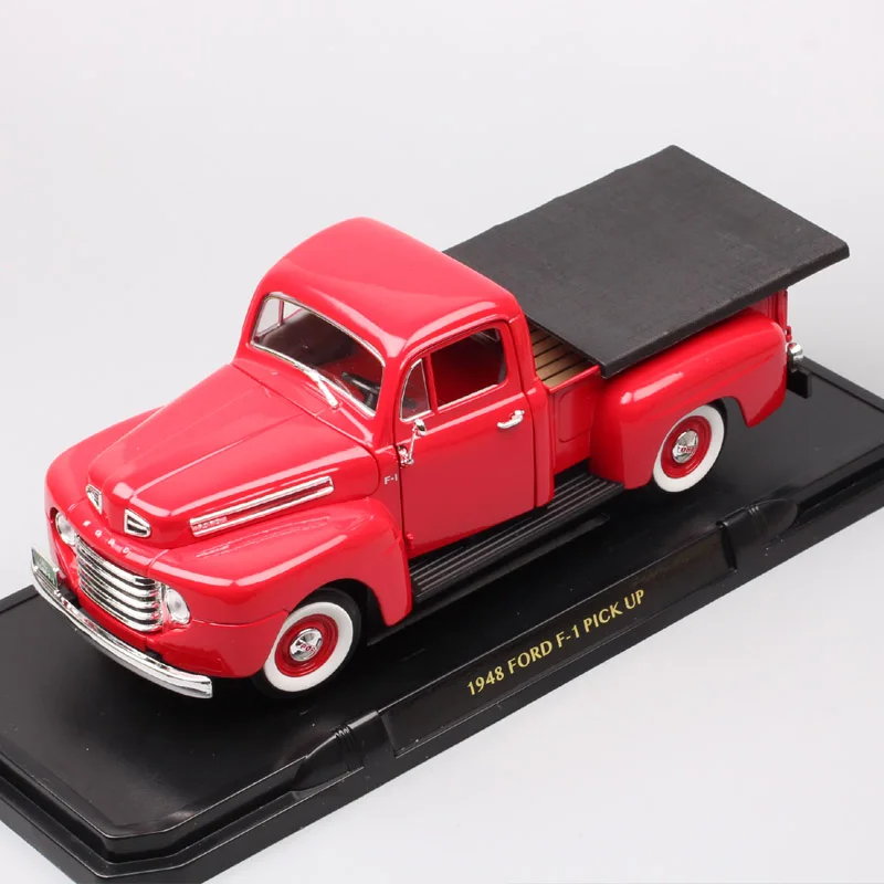 Большие весы автомобиль Винтаж 1948 Ford F1 пикапы 1:18 модели металлические игрушки автомобили миниатюрные Diecasts& игрушечные транспортные средства сувенир для мальчиков