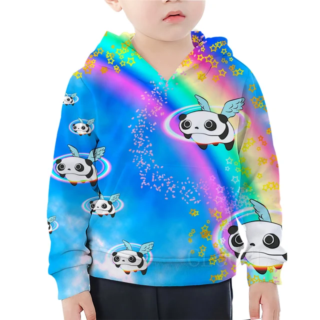 panda rose boys hoodie