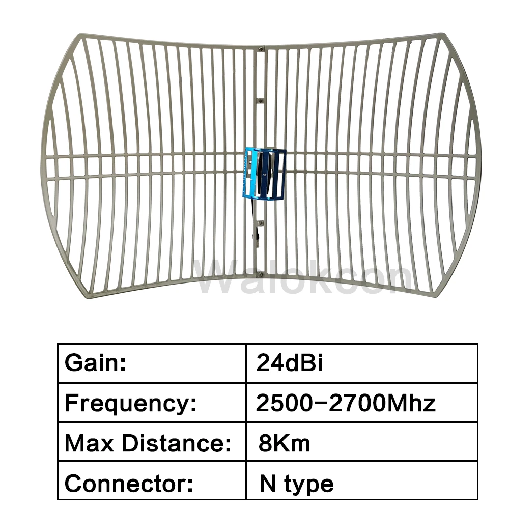 24dBi Gain 2500-2700 4G LTE 2600 External Grid