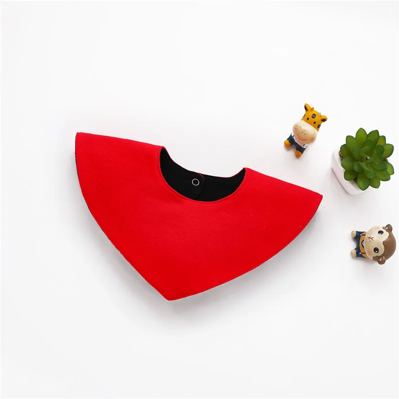 red bibs A Осенний детский волшебный многофункциональный шарф для девочек, можно сложить как шапки, хлопковый детский шарф, нагрудники для маленьких девочек, детская шапка шапочка детская - Цвет: red bibs A