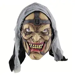 Латексная страшное лицо маска для головы волшебник маска для сутенера для Хэллоуина ужасная тема вечерние Shaco безопасные латексные