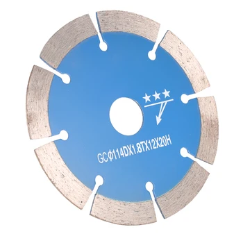 

114*1.8*20mm Dry Cutting Segmented Diamond Saw Bit with Cooling Holes 20mm Inner Diameter Stone Cutting For Angle Grinder