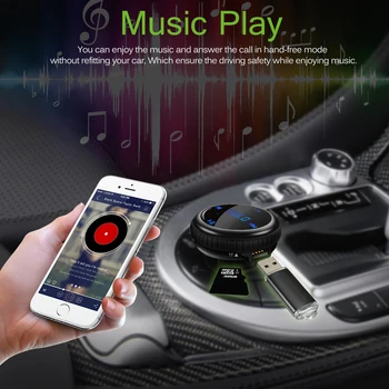 

Hot FM Transmitter Bluetooth Modulator Hands Free Car Kit with Car GPS Location Tracking Car MP3 Audio Player USB Charger LED