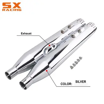 

Motorcycle Exhaust Pipe System Universal For Harley Touring Bagger Models Dresser King Electra Street Road Glide 1995-2016