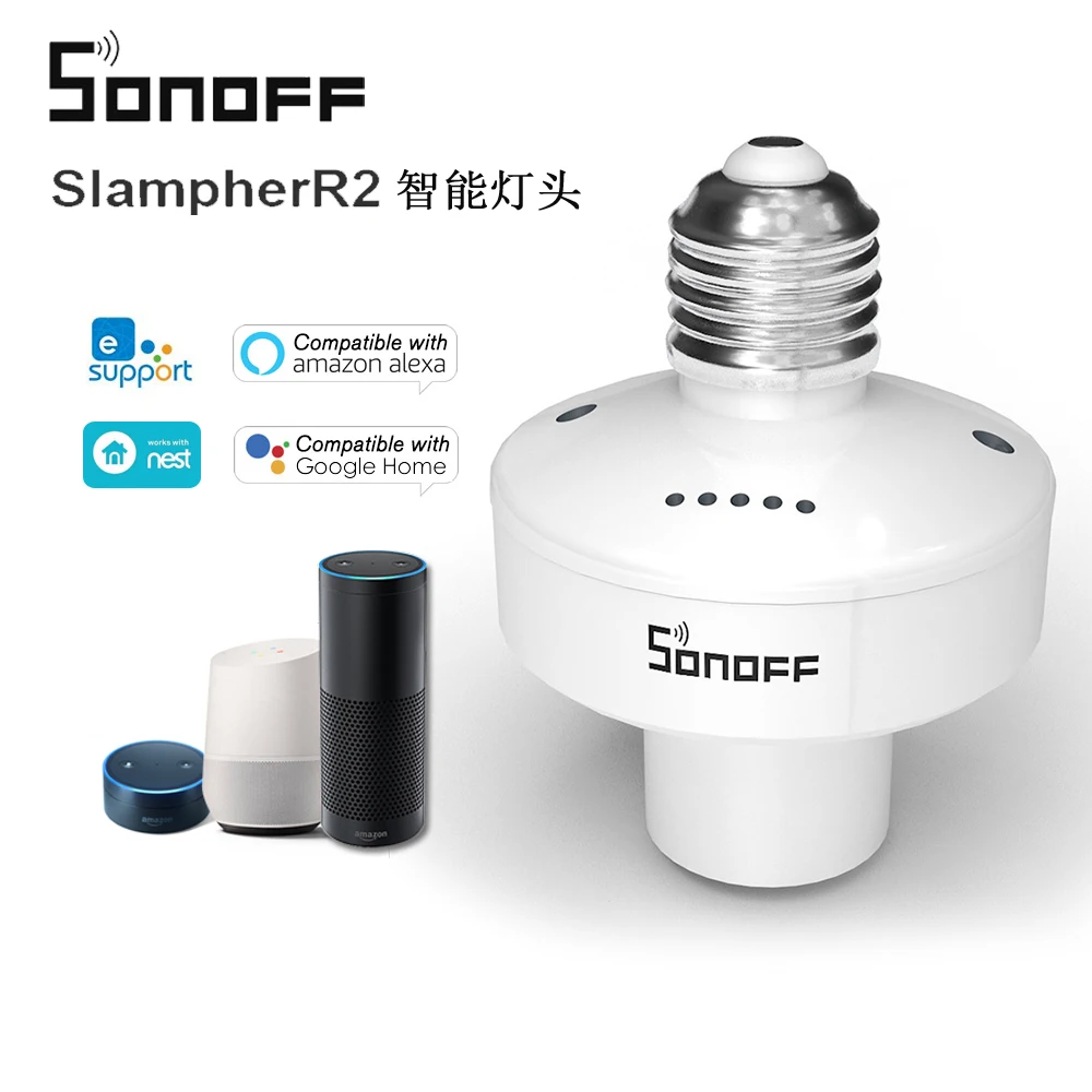 Беспроводной держатель для ламп Sonoff Slampher R2 433 МГц|holder for|holder for remotesholder light |
