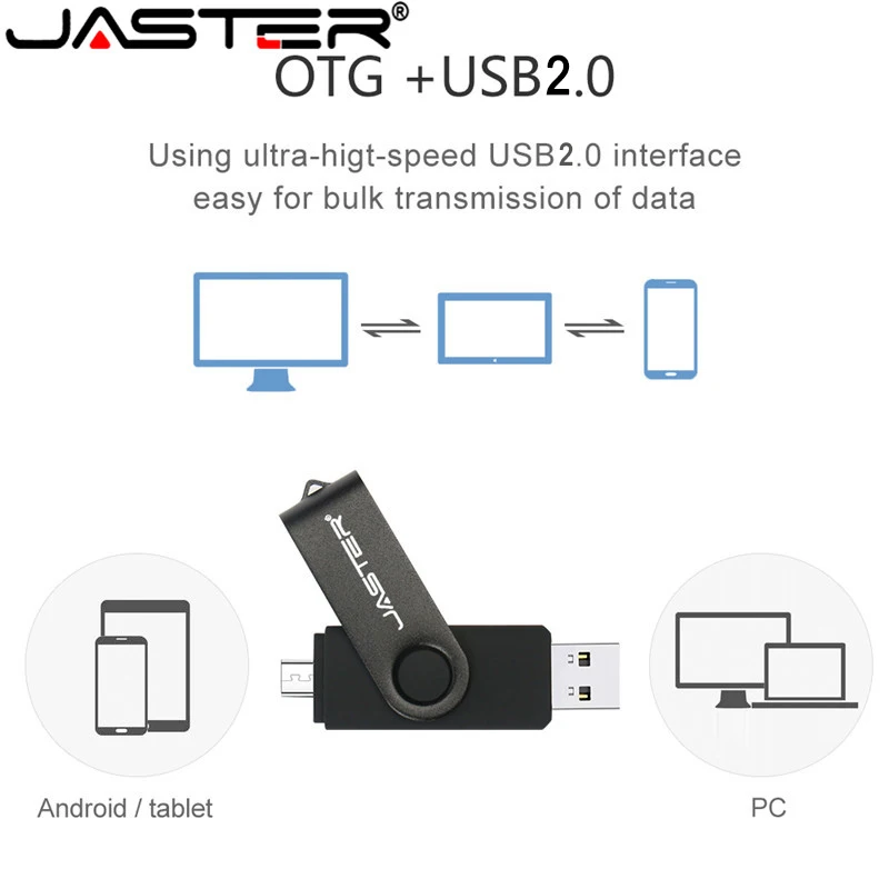JASTER высокоскоростной USB флеш накопитель OTG 128 Гб 64 Usb Флешка 32 256 ГБ флэш диск для