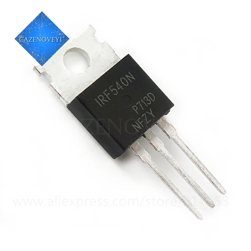 

10pcs/lot IRF540NPBF IRF540N IRF540 TO-220 100V 33A MOS transistor N channel new original In Stock