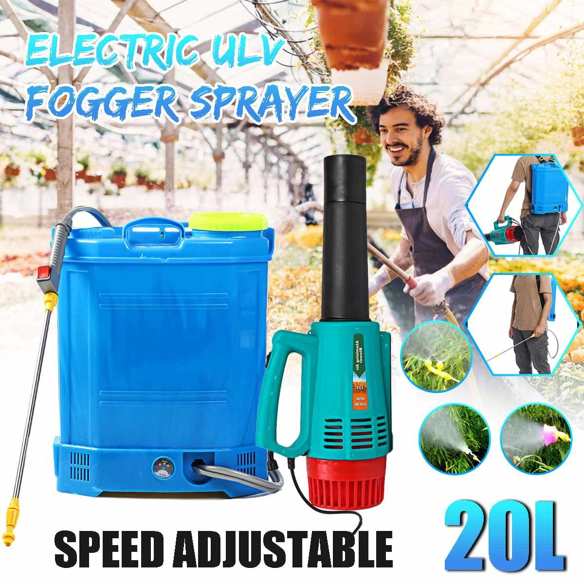 Ontspannend ontploffing opgraven 20L Elektrische Sproeier Intelligente Agrarische Pesticide Dispenser Tuin  Apparatuur 220V Oplaadbare Loodaccu|Sproeiers| - AliExpress