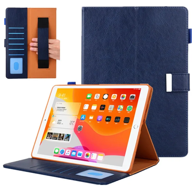 Hand Strap Case For ipad mini 1 2 3 Tablet Luxury TPU Leather Soft Silicone Cover for 4 5 2019 case with pencil holder | Компьютеры и