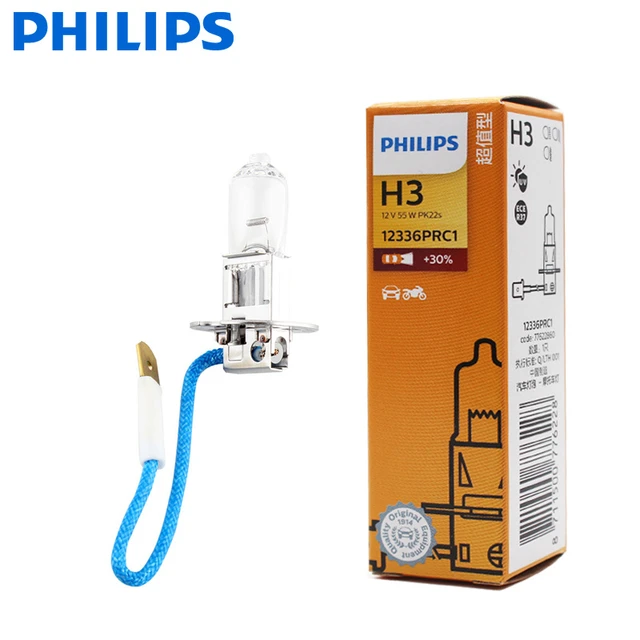 Philips Vision 30% H1 55W Two Bulbs Fog Light Replacement Plug Play Upgrade  Lamp 