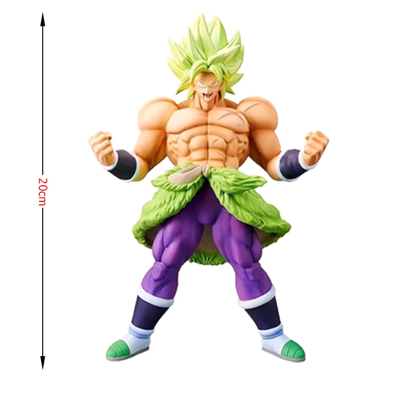 Dragon Ball Z Super Senshi Broly Super Saiyan ПВХ Коллекционная Фигурка фигурки героев «Жемчуг дракона Z» модель игрушки - Цвет: G opp bag