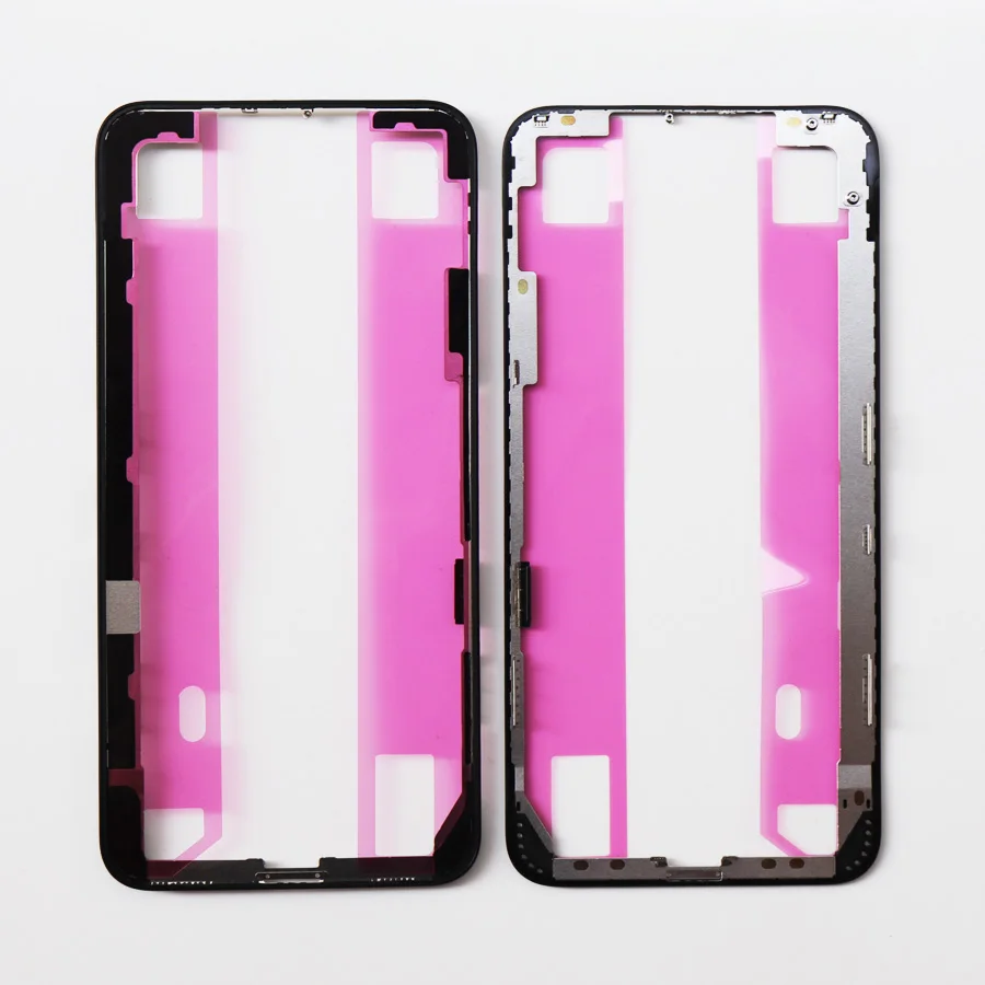 Средняя рамка для Apple iPhone XS MAX ЖК-дисплей Переднее стекло сенсорный экран Объектив внешняя панель Рамка клей
