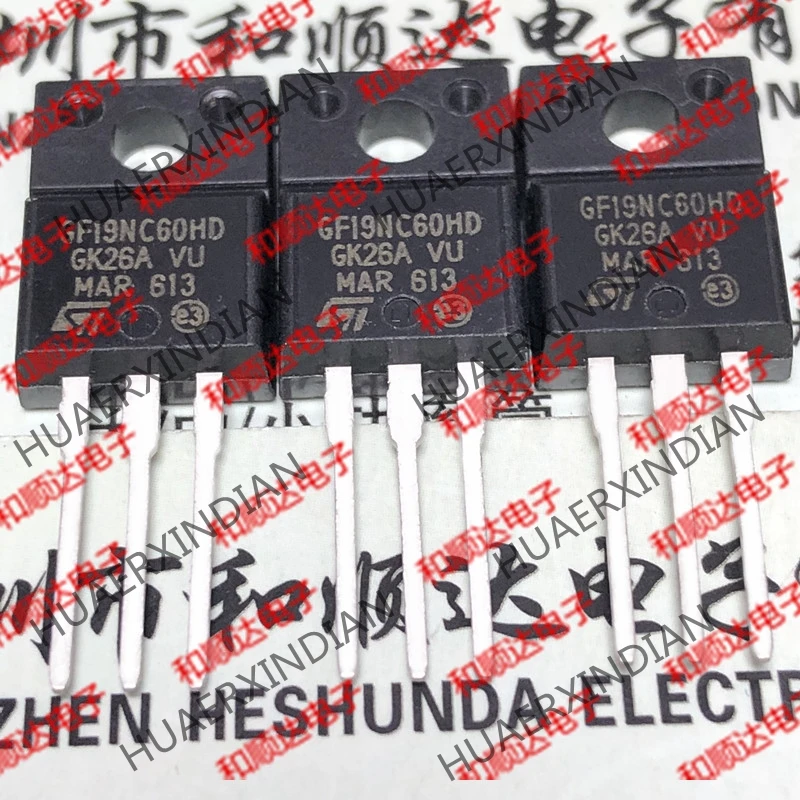20 шт./лот GF19NC60HD STGF19NC60HD TO-220F 600V 9A