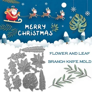 

Metal Leaf Branch Cutting Dies Stencils For Scrapbooking Paper Card Making Craft Embossing Knife Template DIY Crafts