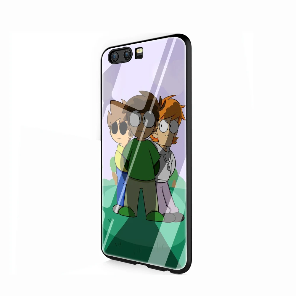 EWAU Eddsworld стеклянный чехол для телефона huawei P20 30 P Smart Mate20 pro Lite Honor9 10 Lite