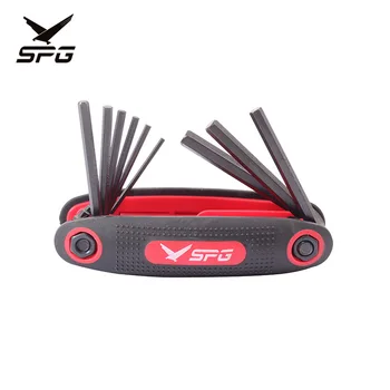 

Compound Bow Recurve Bow Wrench Set Universal Allen Folding Hex Arrow Wrench Set Kit Bow Accessrioes