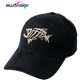 

Men's baseball cap springhigh-end embroidery golf cap sports leisure retro black peaked cap adjustable washable cotton fashion