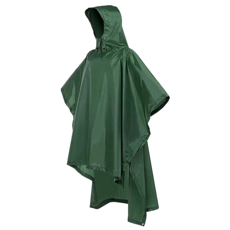 Green Открытый плащ три в одном многофункциональный рюкзак плащ уличный пляжный коврик водонепроницаемый влагостойкий коврик для кемпинга палатки Suns - Цвет: Green