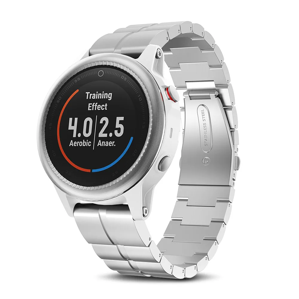 20 мм ширина, ремешок для часов из нержавеющей стали для Garmin Fenix 6S 5S, ремешок для быстрой замены ДЛЯ Fenix 6 S/6 S Pro/Fenix 5S Plus
