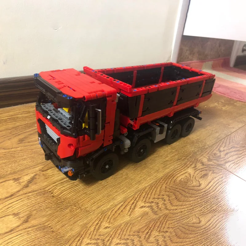 1415 шт. MOC-19929 8х4 самосвал строительные блоки для грузовиков кирпичи модель подходит для техника Мощность функции на день рождения игрушка «сделай сам подарки