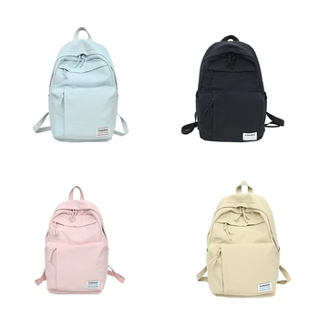 

JHD-Female Korean Fashion Backpack Large-Capacity Travel Canvas Student