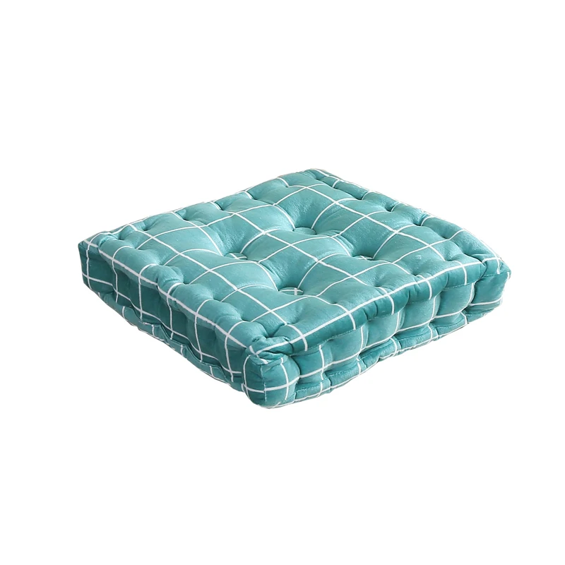 Color D Круглая подушка Pouf татами напольные подушки квадратное сиденье Подушка японские татами подушка 45x45 - Цвет: Color D