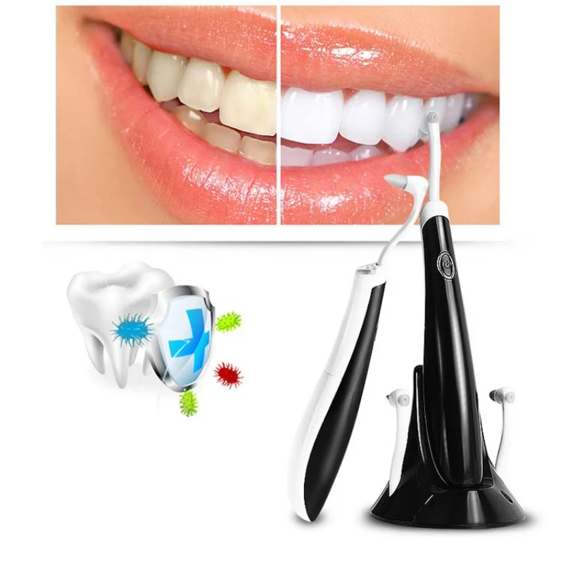 Очиститель зубов бытовой инструмент для красоты зубов отбеливающий Электрический камень для удаления с батареей инструмент для красоты
