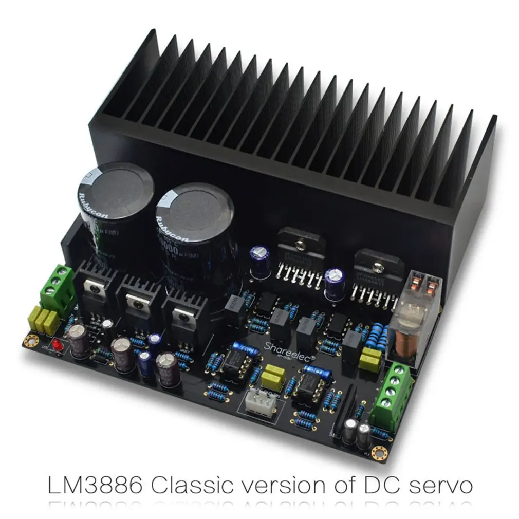 LM3886 Высокая мощность стерео усилитель доска OP07 CC Servo 5534 независимый Рабочий Усилитель Shen Jin Pcb комплект