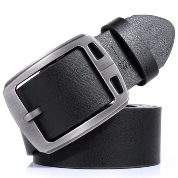 

New Men Slim Vintage Classic Jean Pin Buckle Belts Business Casual Black ceinture femme pasek damski cinturones para hombre