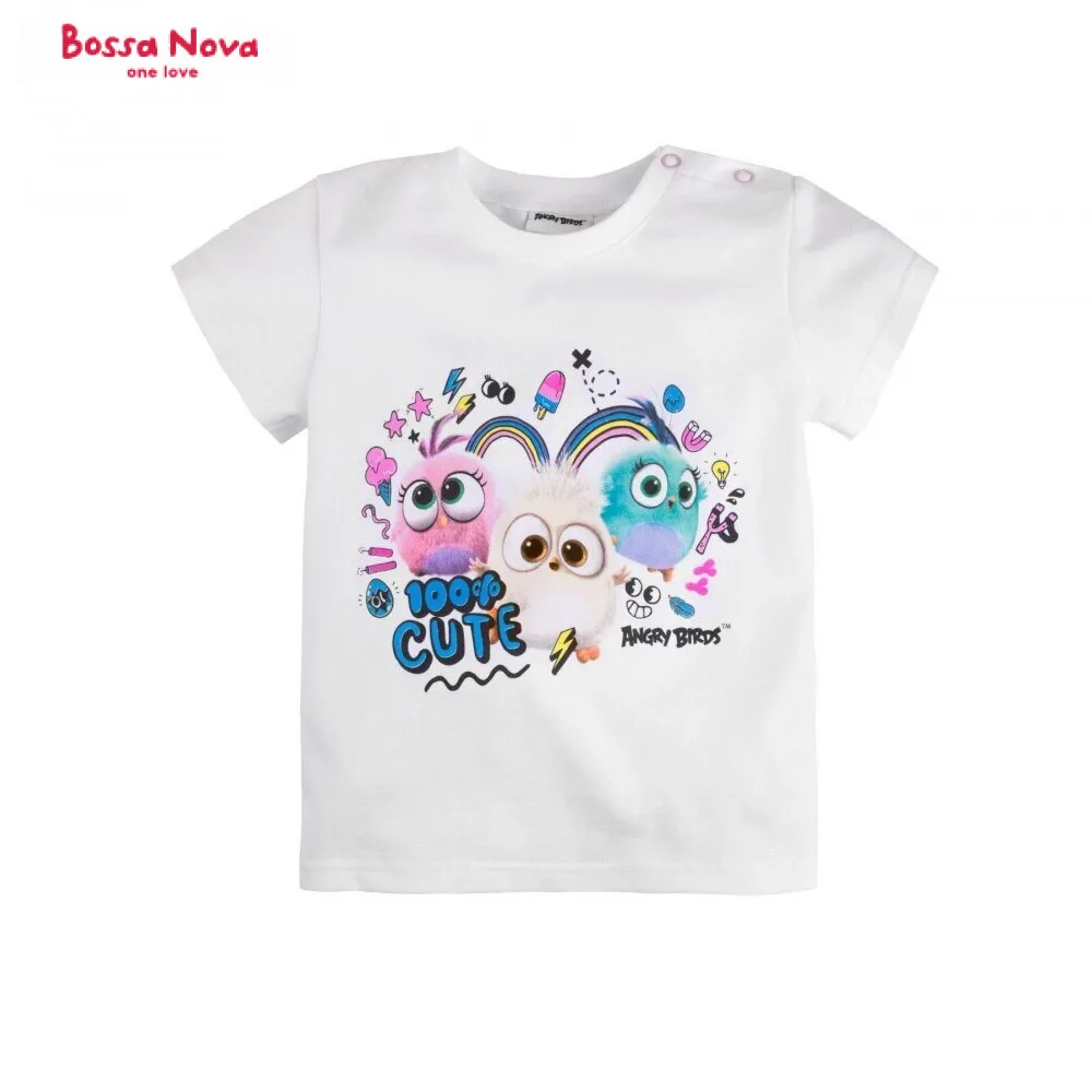 Футболка для девочки 'Angry Birds' BOSSA NOVA 261АБ 151|Тройники| |