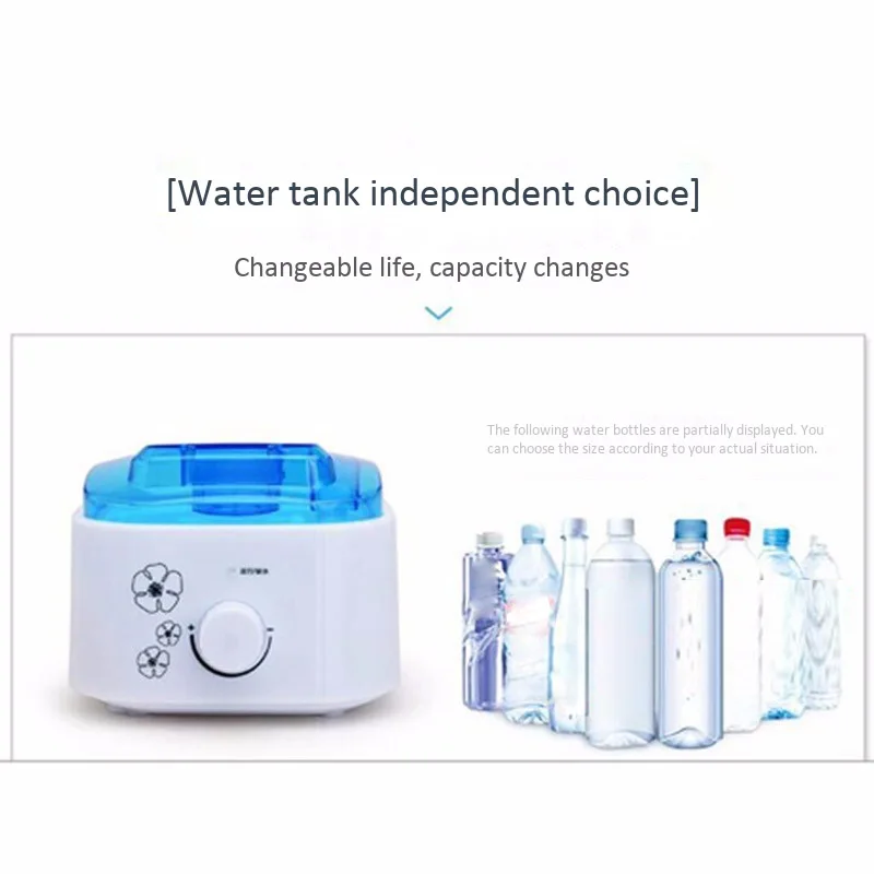 Hot Mini Air Humidifier Water Bottle Ultrasonic Humidifier Household Mute Bedroom Mini Small Desktop Office Steam Diffuser Atomi