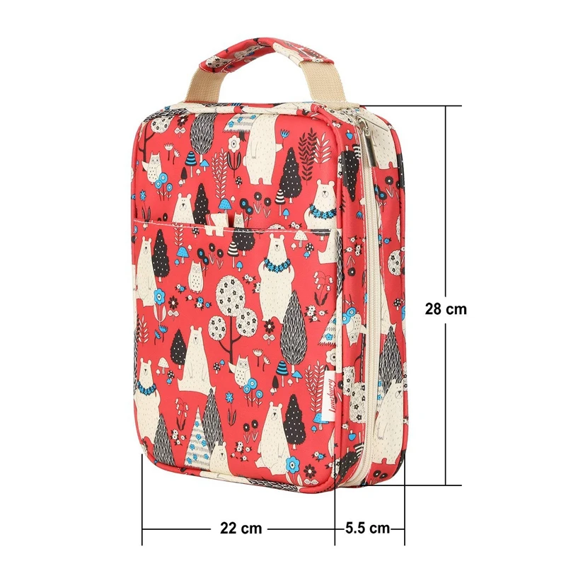 Large Capacity Coloured Pencils Case for 150 Pencils Pen Markers Multi-Layer Pen Holder Bag for Stationery Organization School A