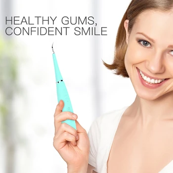 

Electric Dental Calculus Remover Portable Tartar Scraper High Frequency Vibration 5 Adjustable Mode Teeth Whitening Oral Hygiene