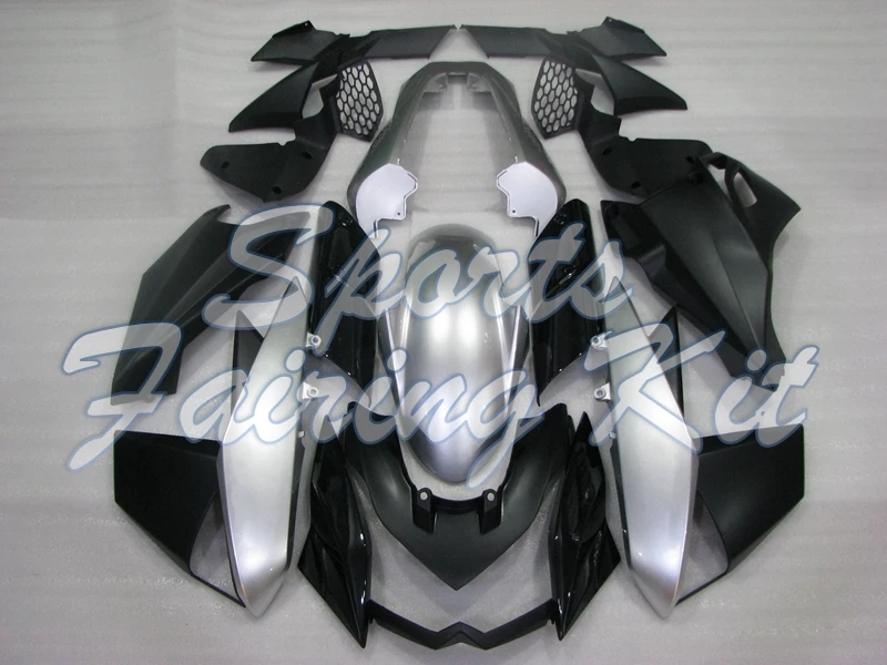 Обтекатель из АБС-пластика для Kawasaki Z1000 2010-2013 уличная версия серебристый черный