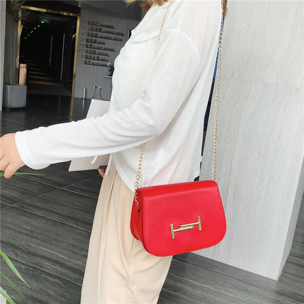 

Women Shoulder Bag Student Out Small Bag Fashion Messenger Bag Elegant Ladies Graceful Exquisite Original Wild Chain Bag #T