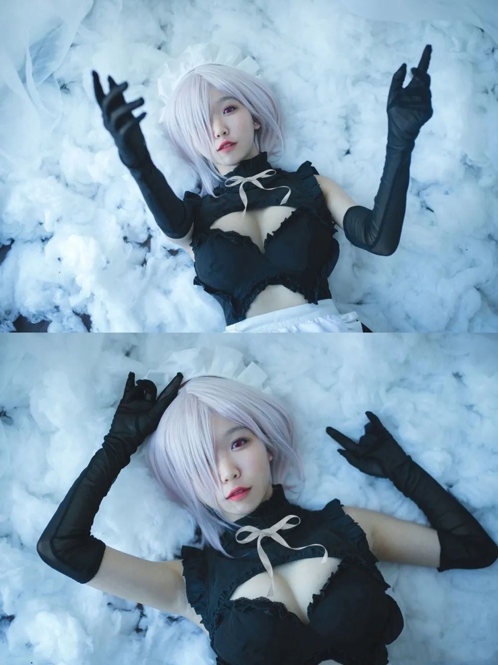 Fate Grand Order Mash Kyrielight, сексуальные топы, фартук горничной, платье, Униформа, наряд, аниме, костюмы для косплея