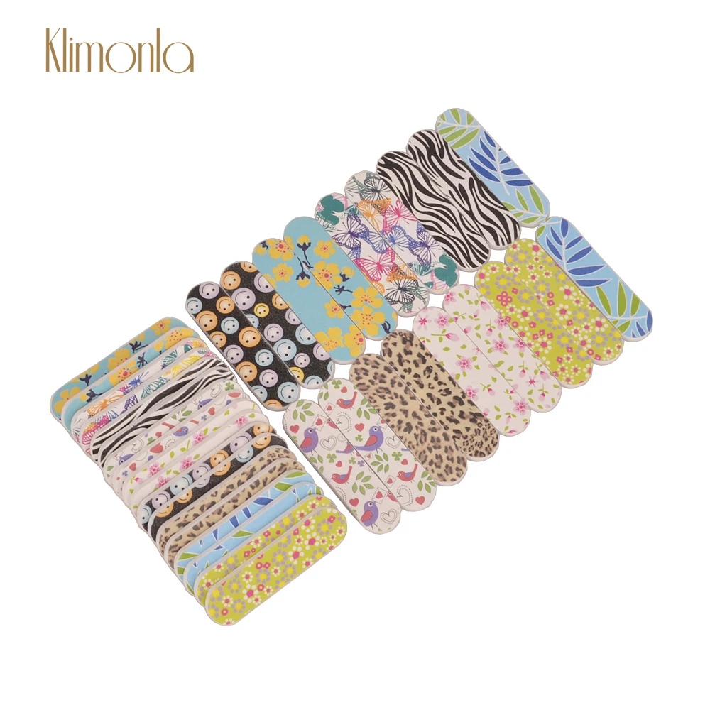 

New 50Pcs/Set Mix Color Nail Files 150/150 Grit Mini Small Sponge Sanding Buffer Block Design DIY Salon Nail Art Accessories