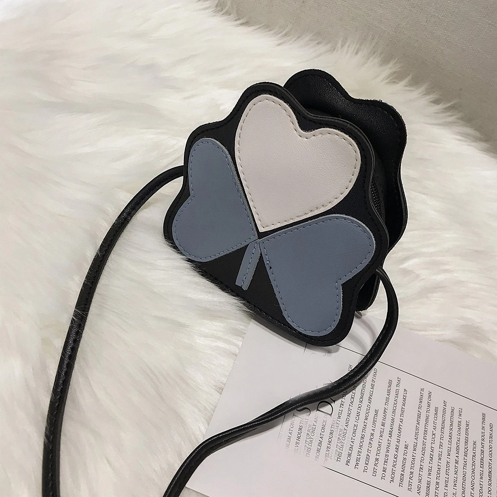 2019 Girl Backpacks Coin Purse Handbag Children Wallet Small Kids Shoulder Handbag Crossbody Purse Money Baby Heart Bags 823