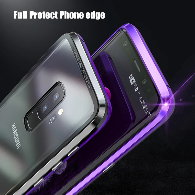 Magnetic-Metal-Case-sFor-Samsung-S-9-Case-Samsung-Galaxy-S9-S9Plus-Phone-Transparent-Glass
