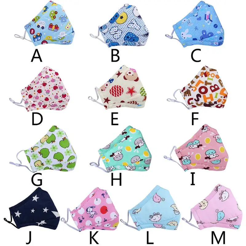 

Autumn Winter Pm2.5 Anti-fog Activated Carbon Mask Baby Cartoon Cotton Masks