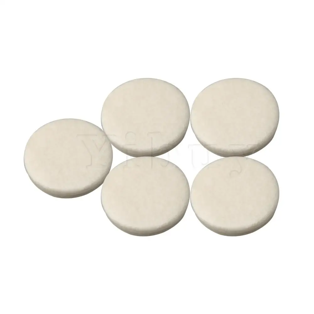 

Yibuy 5PCS White Felt Clarinet Sound Hole Pads 16.5MM Diameter Musical Tool