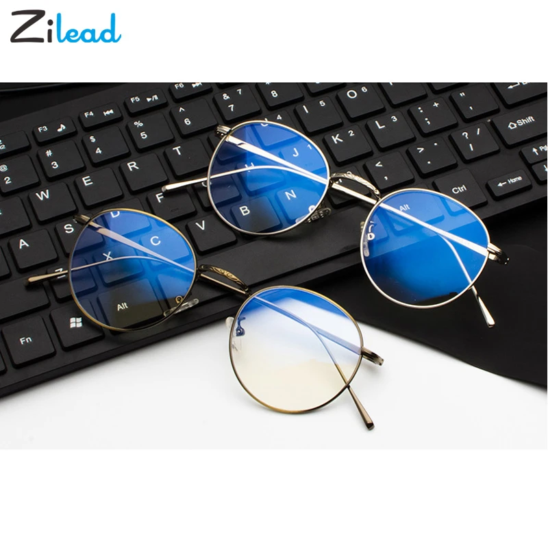 

Zilead Anti Blue-light Plain Reading Glasses Computer Custom Radiation protection Spectacle Glasses Eyewear Frame For Women&Men