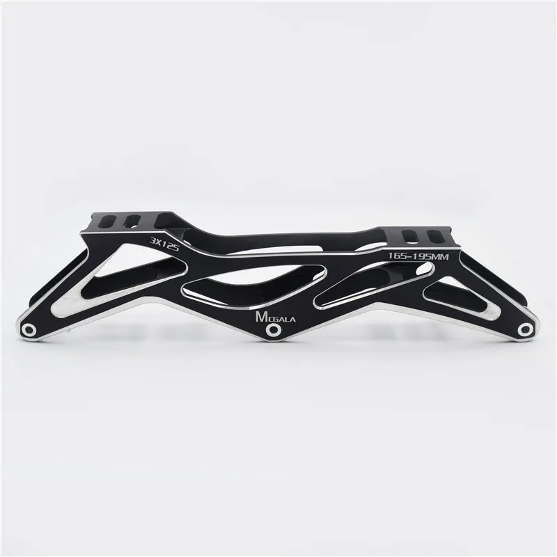 12.0'' 7075 Alloy Ultralight Inline Speed Skates Base with 3 wheel 125mm Speed Skating Frame 3X125 Roller Skate Chassis 125 12.0'' 7075 Alloy Ultralight Inline Speed Skates Base with 3 wheel 125mm Speed Skating Frame 3X125 Roller Skate Chassis 125