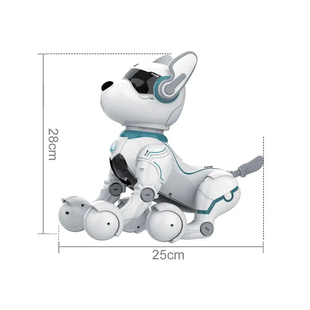 Умный трюк с дистанционным управлением, робот-собака, интеллектуальное программирование, научное раннее образование, умный танцующий робот, игрушка для собаки, имитирующая животных